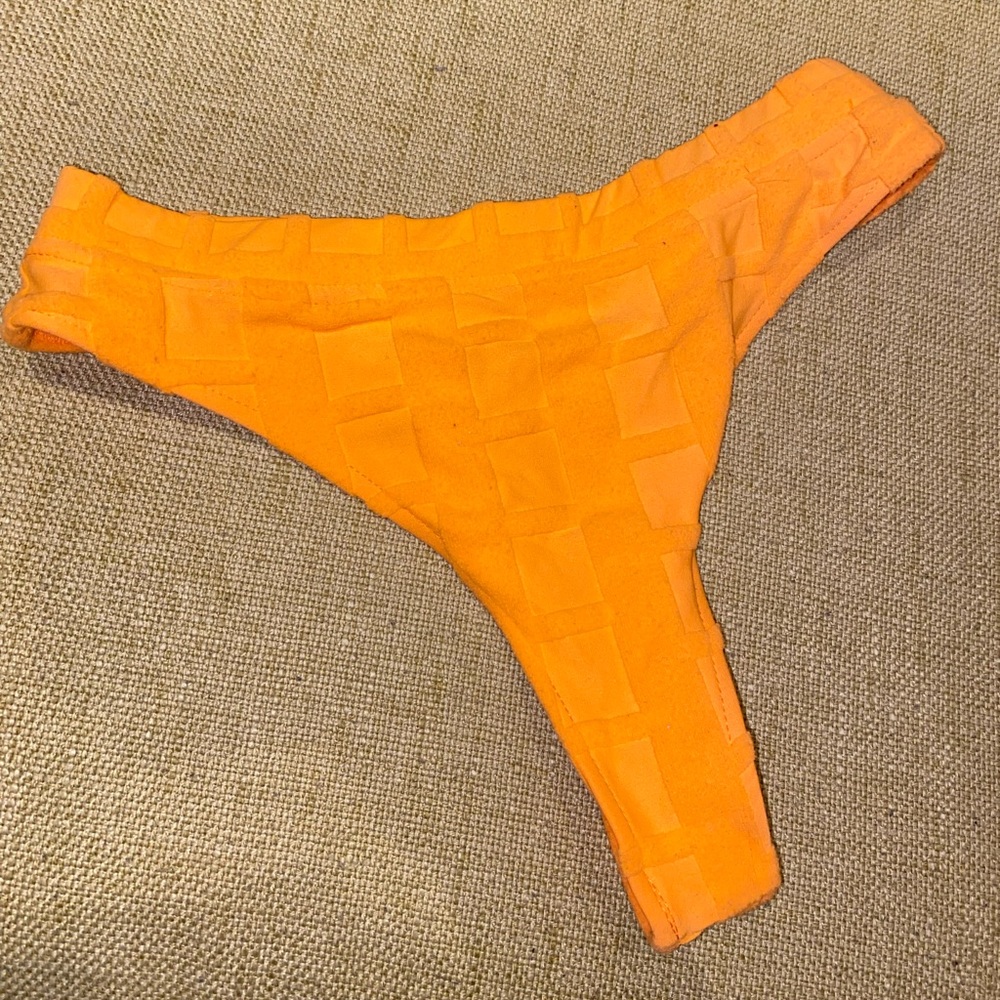 Frankie’s Bikinis- Claire Terry High Waist Bikini Bottom